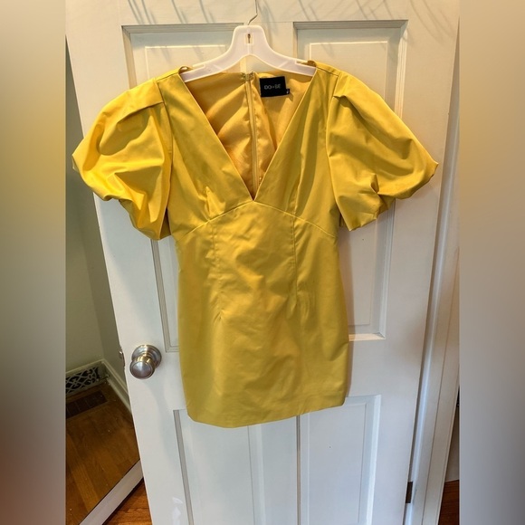 DO+BE Tops - DO+BE Yellow Puff Sleeve Blouse